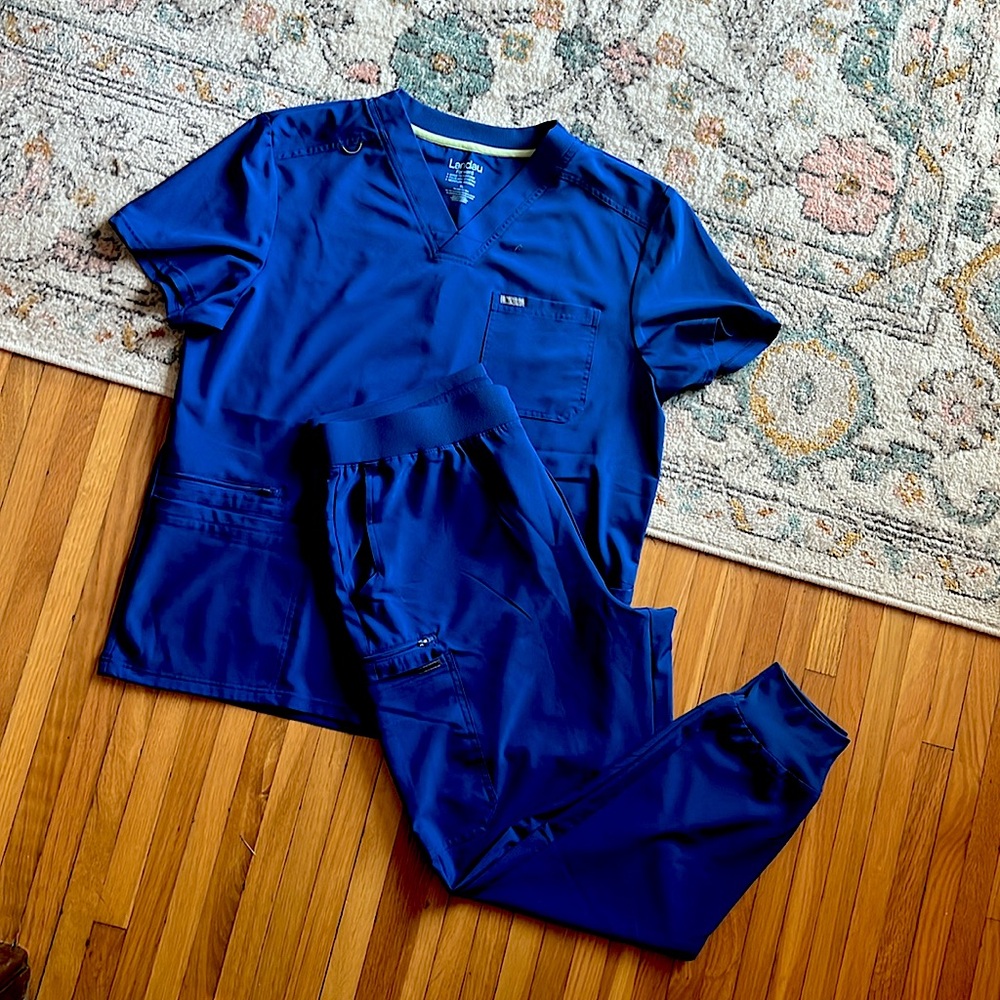 Mens Landau Forward Stretchy Scrubs Men’s Joggers and Top Size XL extra large